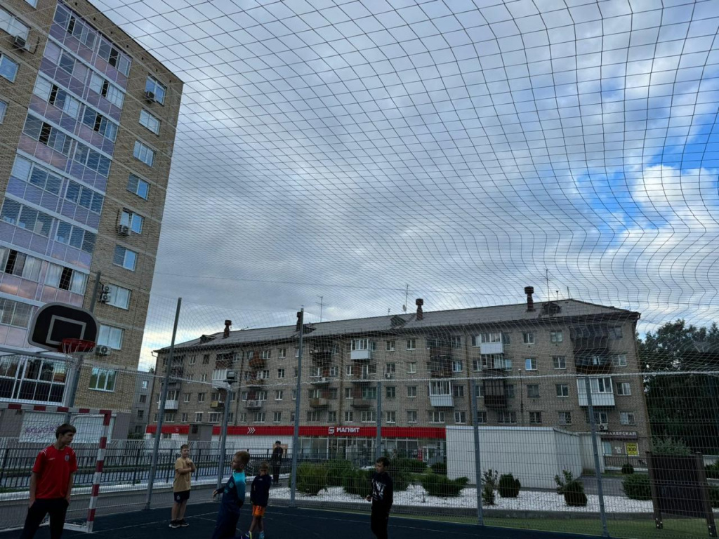 Заградительная сетка для площадки Заградительная сетка для площадки